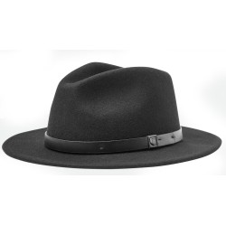 Brixton Messer Fedora Hut schwarz