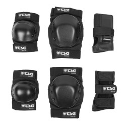TSG Basic kit de protection pour skate noir
