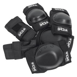 TSG Basic kit de protection pour skate noir