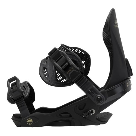 Arbor Sequoia female snowboard bindings black