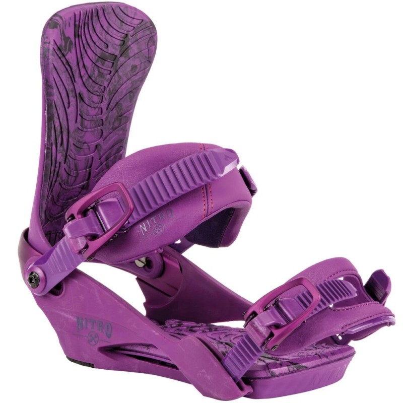 Nitro Cosmic female snowboard binding violet