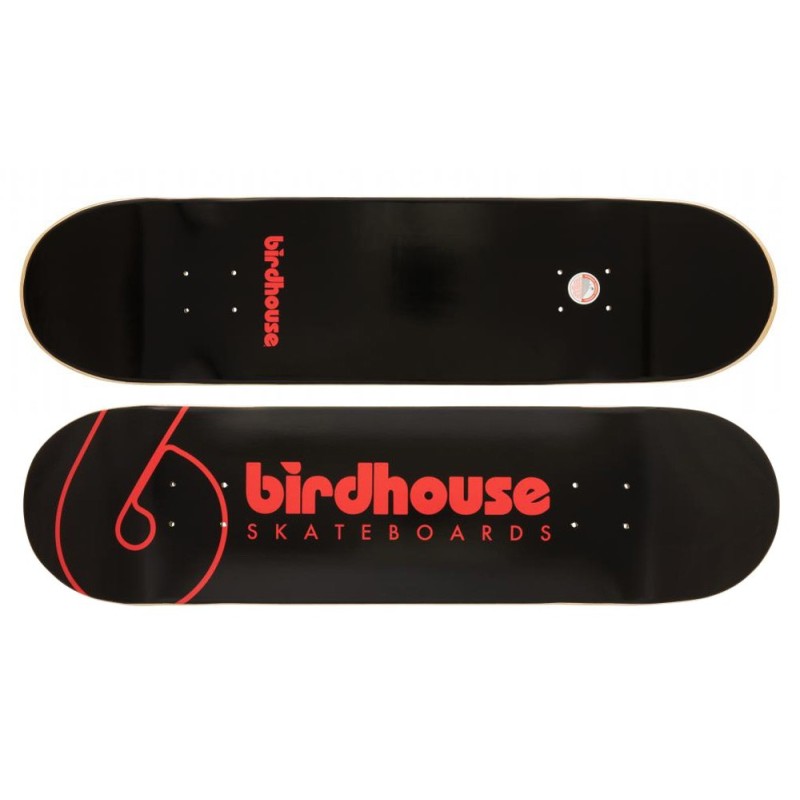 Birdhouse Team Logo 8.25" planche de skateboard noir