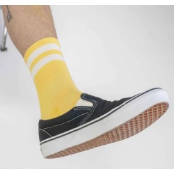 American Socks Chaussettes mi-hautes bouton d'or