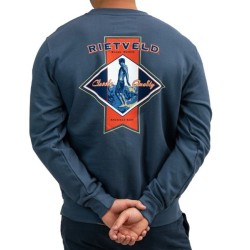 Rietveld American Made Crewneck luchtmachtblauw