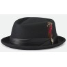 Brixton Stout Pork Pie chapeau noir
