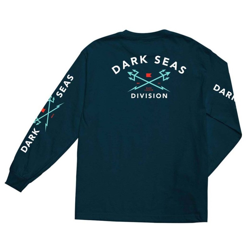 Dark seas Headmaster T-shirt L/S marine