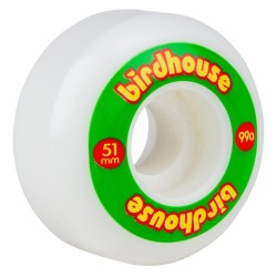 Birdhouse Logo Skaterollen 51 mm rasta