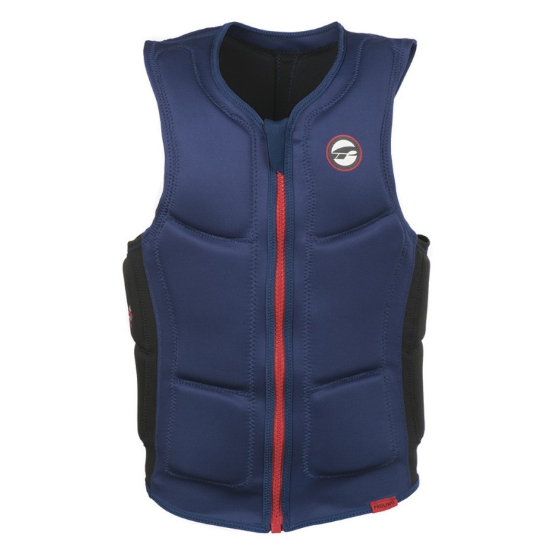 ProLimit Slider vest full padded FZ blue-red