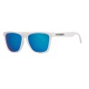 Mariener Melange Reflective matte white-sky flexible sunglasses