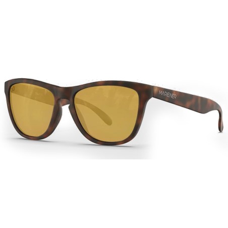 Mariener Melange Reflective Brown tortoise flexible sunglasses (various lens colors)
