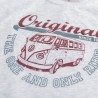 Van One Classic Cars Original Ride VW Bulli T-Shirt light grey