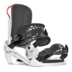 Clew Freedom 1.0 Step-In fixation de snowboard blanc