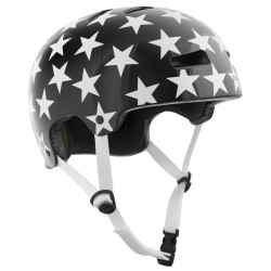 TSG Evolution Stars skatehelm zwart-wit