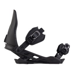 Arbor Hemlock snowboard bindings black 2025