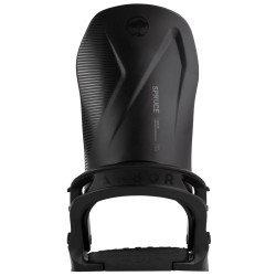 Arbor Spruce snowboard bindings black 2025