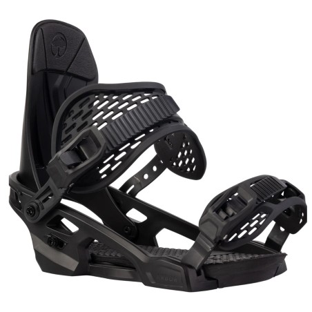 Arbor Spruce snowboard bindings black 2025