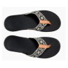 Reef Ortho-Bounce woven slippers black-white