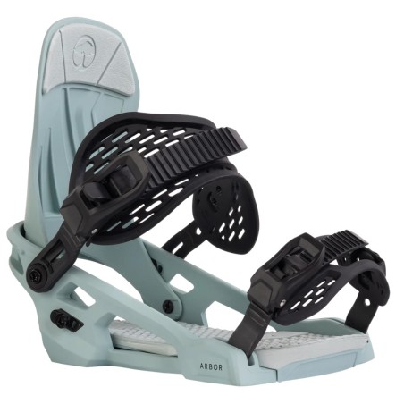 Arbor Acacia female snowboard bindings eucalyptus 2025