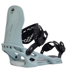 Arbor Acacia female snowboard bindings eucalyptus 2025