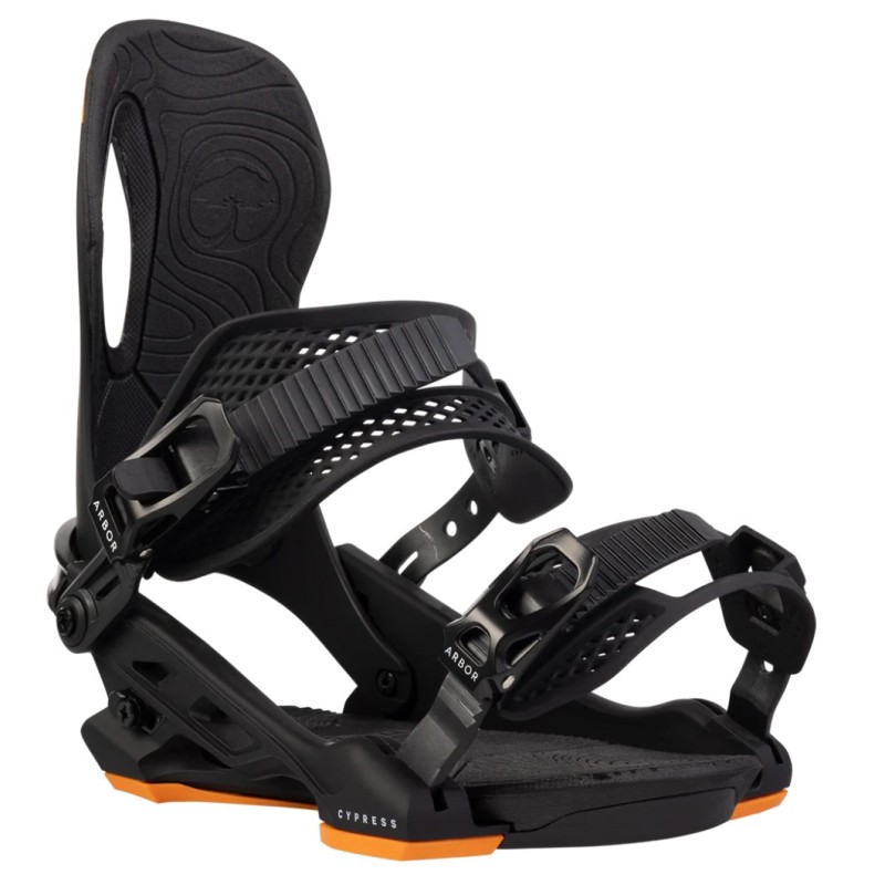 Arbor Cypress Snowboardbindung schwarz-orange