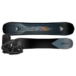 Jones Frontier snowboardset met Hemlock bindingen