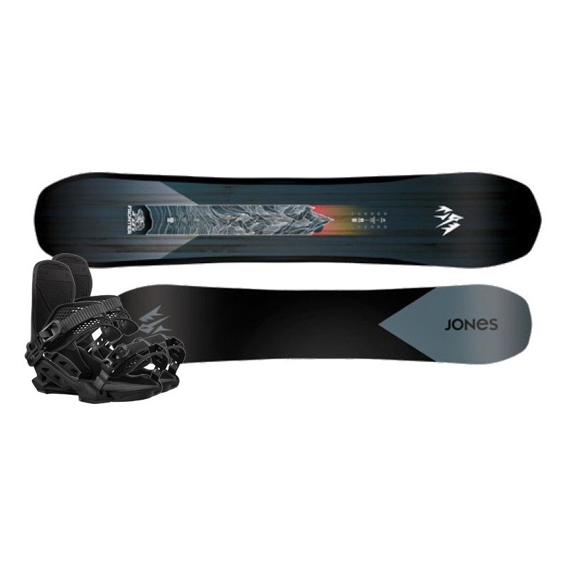 Jones Frontier snowboardset met Hemlock bindingen