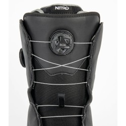 Nitro Club snowboardschoenen 2x BOA zwart 2025