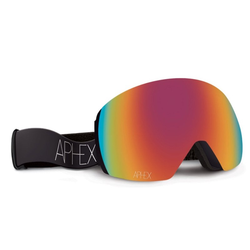 Aphex Styx skibril mat zwart - lens revo red S2 (+S1)