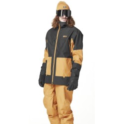 Picture Jomoh ski/snowboardjas zwart-brown-sugar 10K