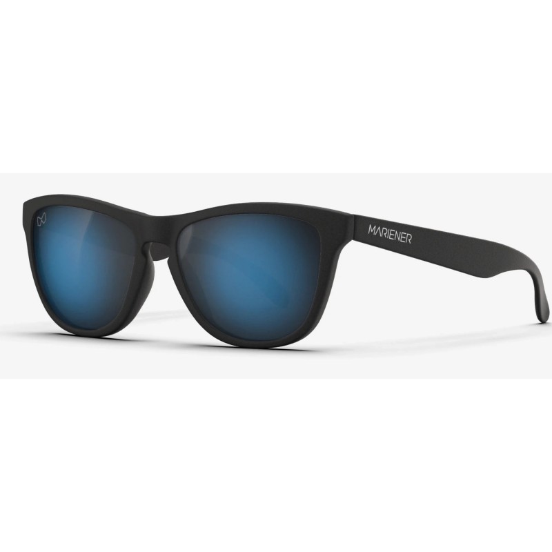 Mariener Melange reflective matte black-azure flexframe sunglasses