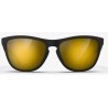 Mariener Melange reflective matte black flexframe sunglasses (various lenses)