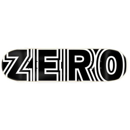 Zero Bold R7 skateboard deck noir-blanc 8.0"