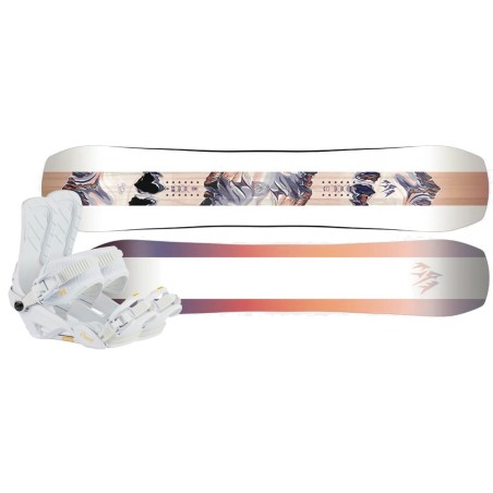 Jones Twin sister 152 Nitro Poison female snowboardset AM/FS