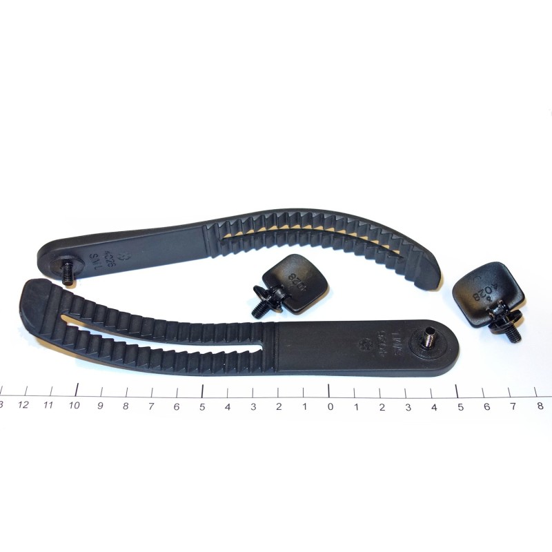 Drake Ankle strap clamp side S/M black + screw