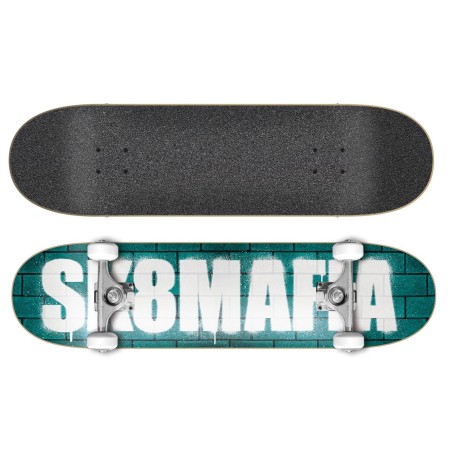 Sk8mafia OG Logo Wall Green 8.25 Komplett Skateboard