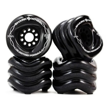 Sharkwheels Magalodon wielen 95 mm 78a zwart