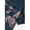 Brixton Bunker Vacation camp collar shirt midnight blue