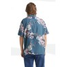 Brixton Bunker Vacation camp collar shirt midnight blue