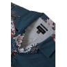 Brixton Bunker Vacation camp collar shirt midnight blue
