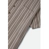 Brixton Bunker twisted stripes shirt robuust rood
