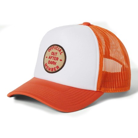 Brixton Out after dark trucker A-frame cap orange