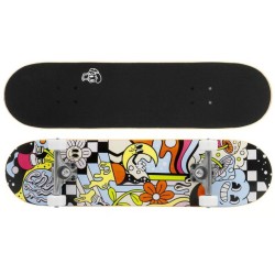 Enuff Meltworld 7.75" complete skateboard dazed