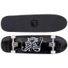 Mindless Gothic 33.5" Cruiser Skateboard komplett schwarz (9.25" breit)