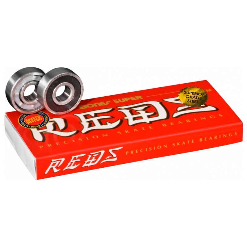 Bones Super Reds skateboard roulements 8x608 (8 pack)