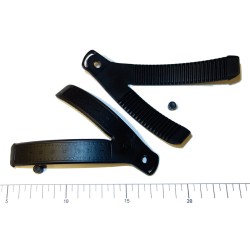 Flow SE binding toe side replacement black split  left + pin (1x)