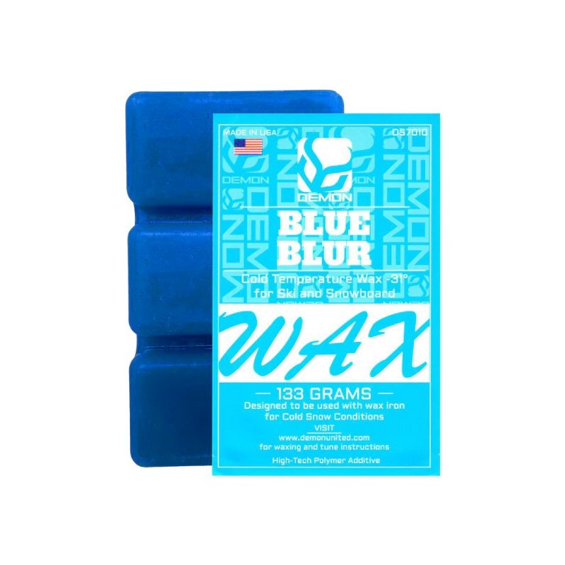 Demon Blue blur cold ski and snowboard wax (113 gr)