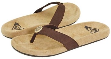 Roxy Vamonos ladies slippers brown
