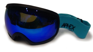 Aphex Baxter black - revo blue goggle