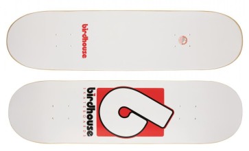 Birdhouse Logo skateboard deck B logo 8.5" white