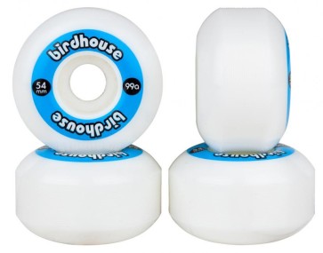 Birdhouse logo skate wheels 54 mm blue